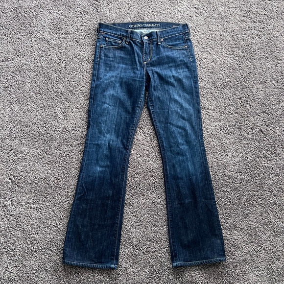 Citizens Of Humanity Denim - Citizens of Humanity Kelly Dark Wash Bootcut Low Rise Jeans women size 28